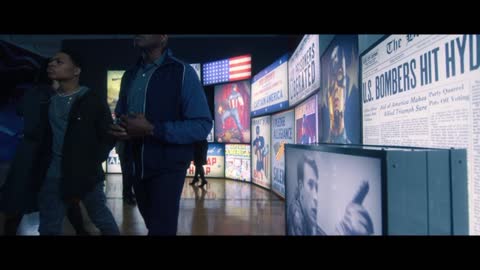 Sam shows Isaiah Bradley his statue