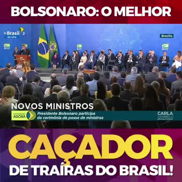 JAIR BOLSONARO RETRATA TRAIRAGEM NA POLÍTICA BRASILEIRA.