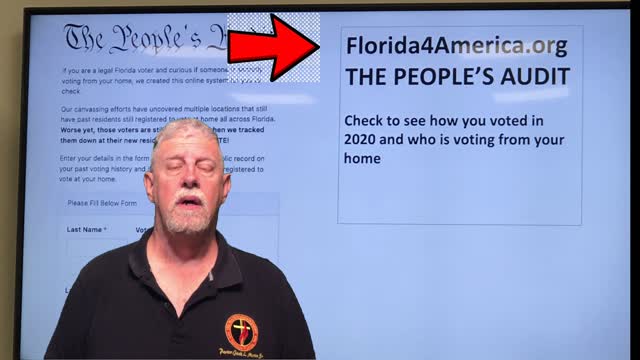 Floridians be sure no one is wrongly registered at your address