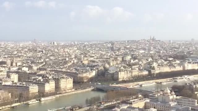 A great view from the Eiffel Tower