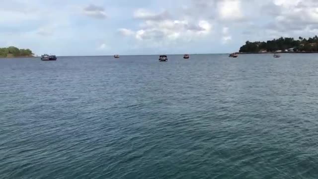 Ocean view from Aberdeen Jetty !! Portblair !! india..