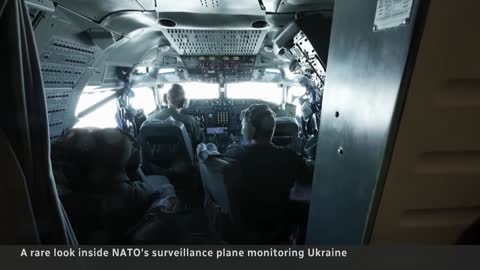 NATO surveillance plane watches Russia's activity in Ukraine