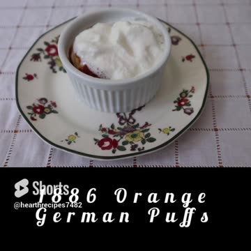 1887 Orange German Puffs