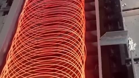 Steel workers and fire sankes
