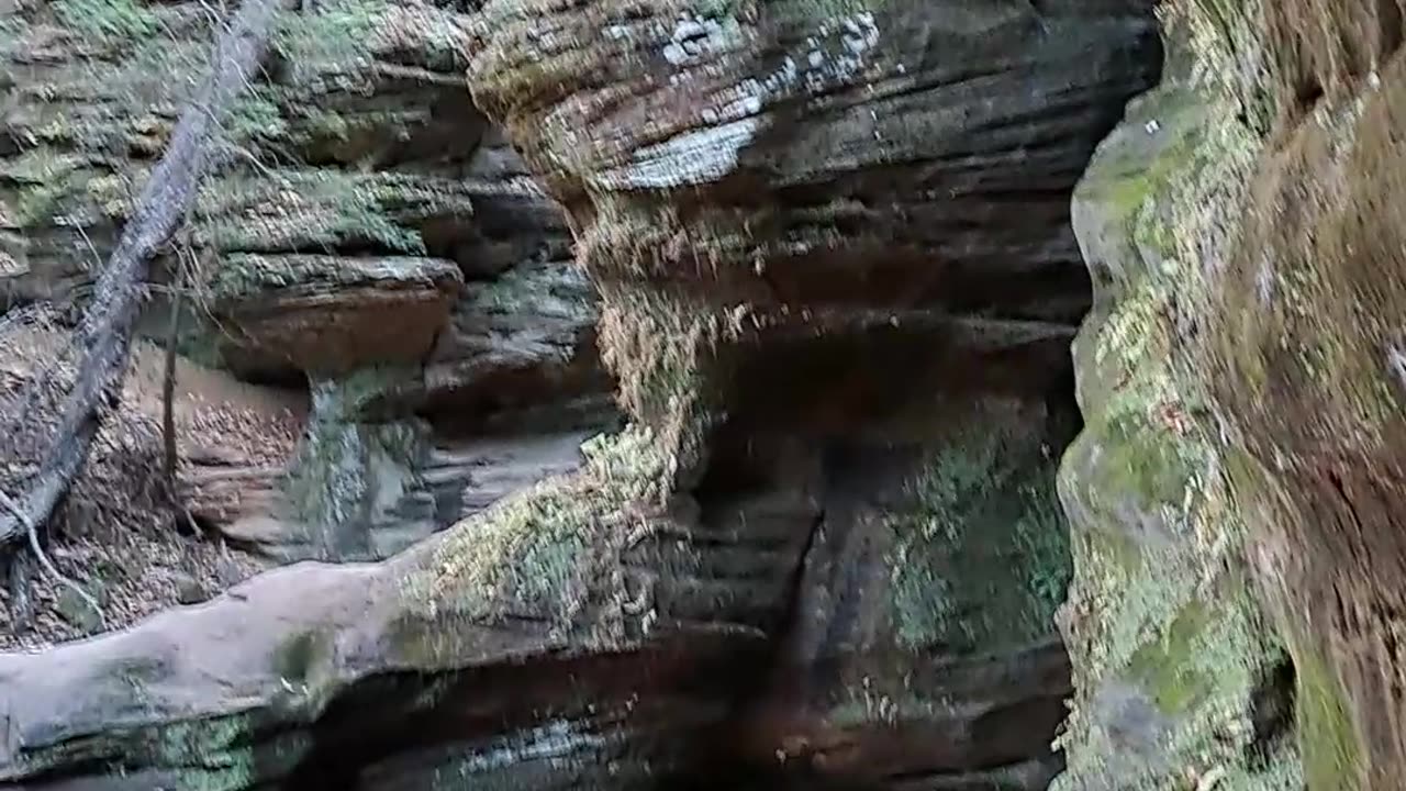 Rock House in the Hocking Hills area of Ohio November 15, 2023