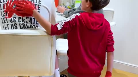 8 year old pranks father