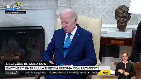 Lula meets US President Joe Biden at the White House