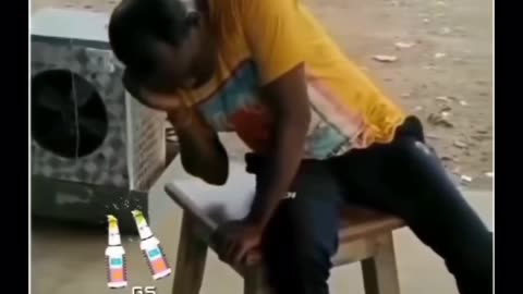 Alcoholic man sleeping movement 🛌 🤣🤣