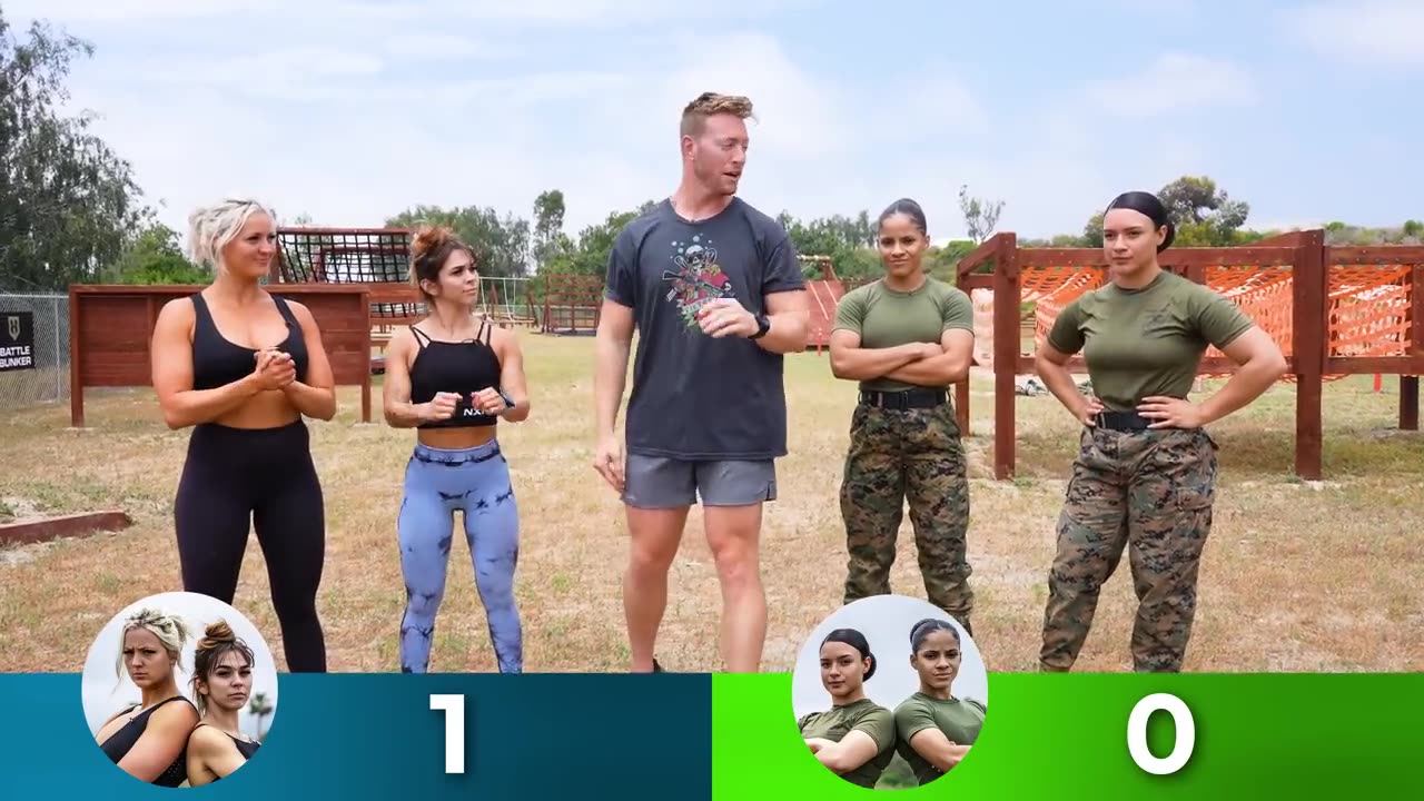 US MARINES VS FITNESS INFLUENCERS | WHO'D FITTERS?