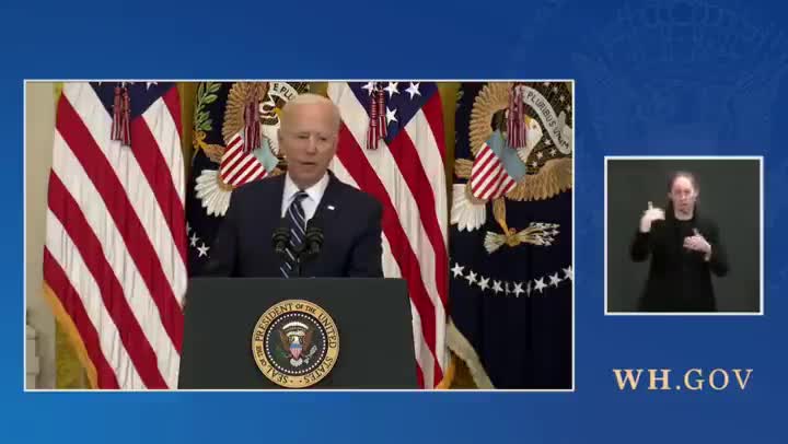 Biden 1st Press Conference - End of the press conf