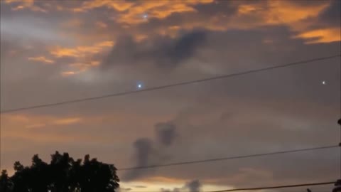 Impressive record of a UFO fleet USA, Location Unknown 1/05/2021