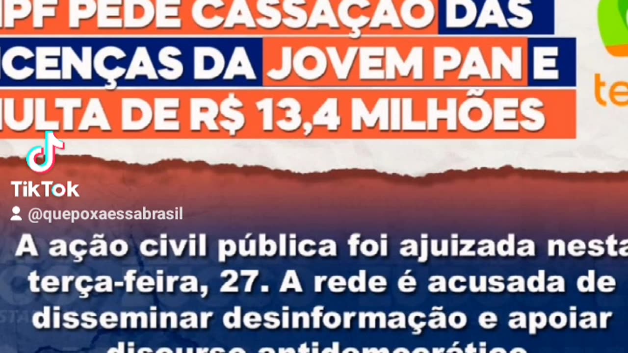 A CASSAÇÃO DA JOVEM PAN?