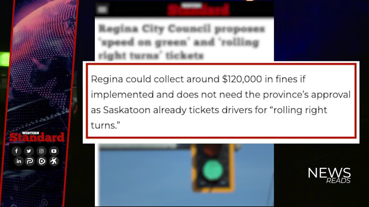 Regina City Council proposes ‘speed on green’ and ‘rolling right turns’ tickets