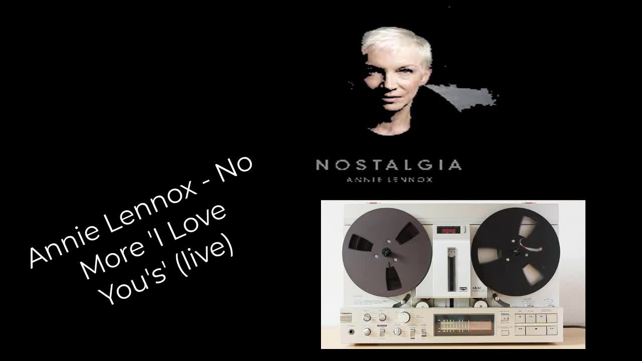 Annie Lennox - No More 'I Love You's' ( VERSION ACAPELLA)