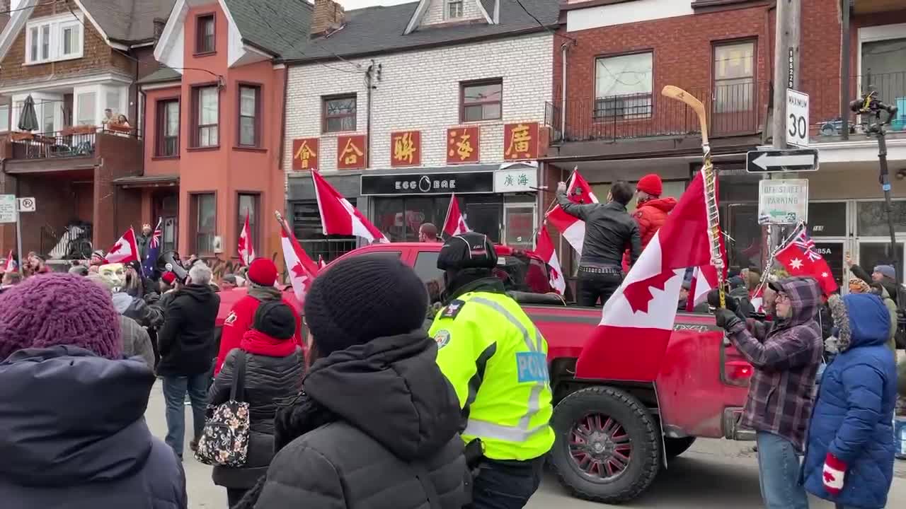 Protesting At Hate Village