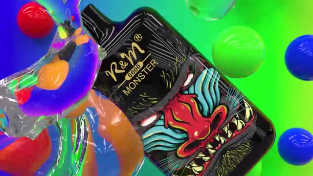 R&M monster 6000 puffs, good as elf bar vape device