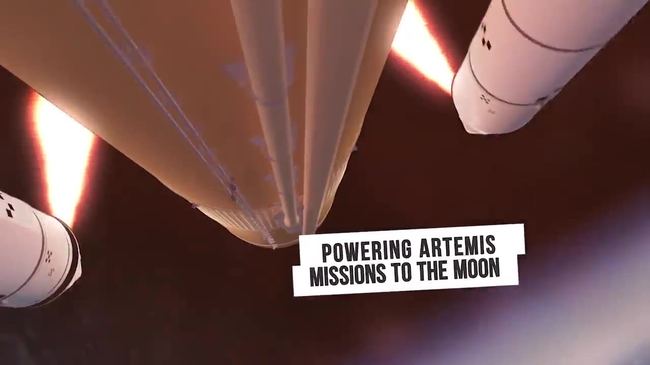 NASA Tests Space Launch System Rocket Booster for Artemis Missions