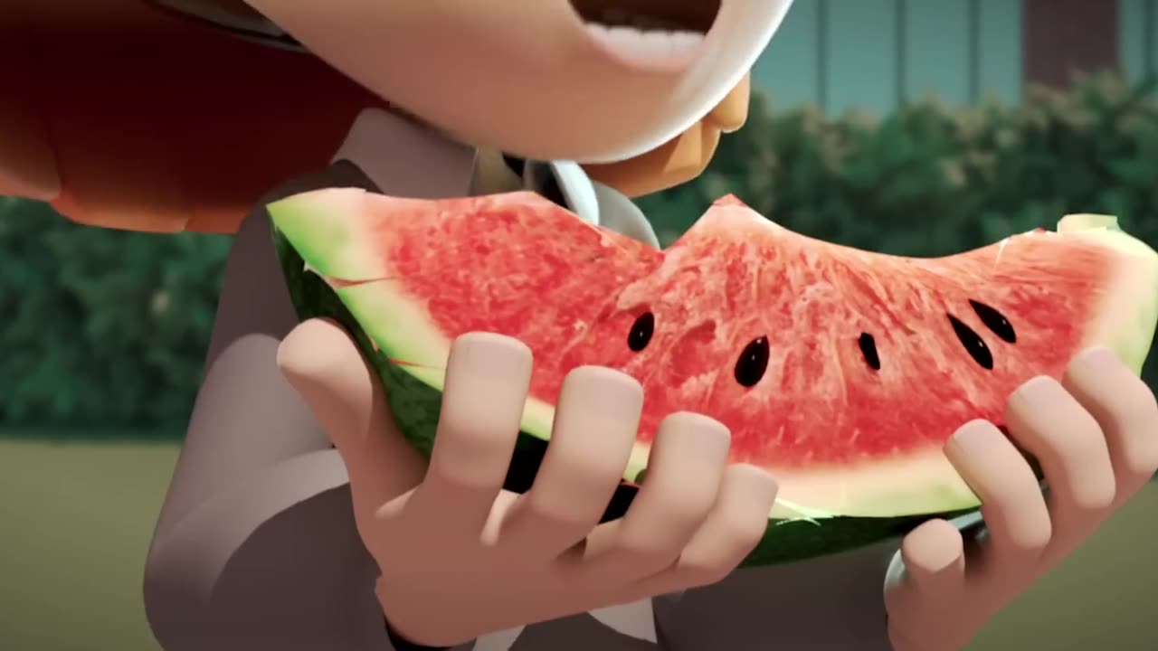 Watermelon boy