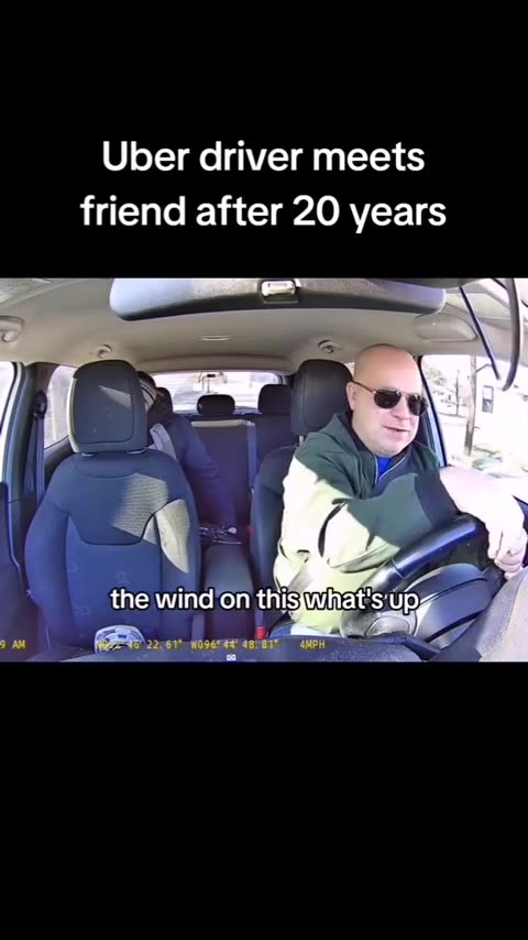 Uber driver meets friend after 20 years. @BridgeWalton