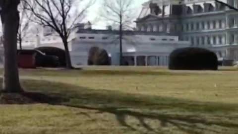 Nancy Drew FEB 1 MARINE AT WEST WING DOOR. Security active blackhawks in sky