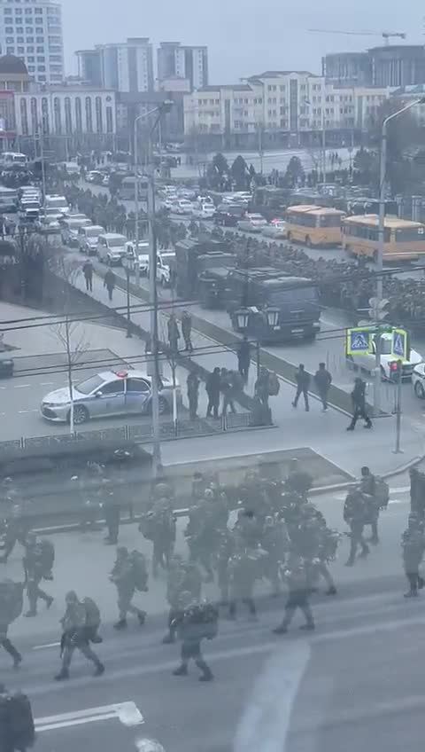 Chechen forces mobilising in Grozny