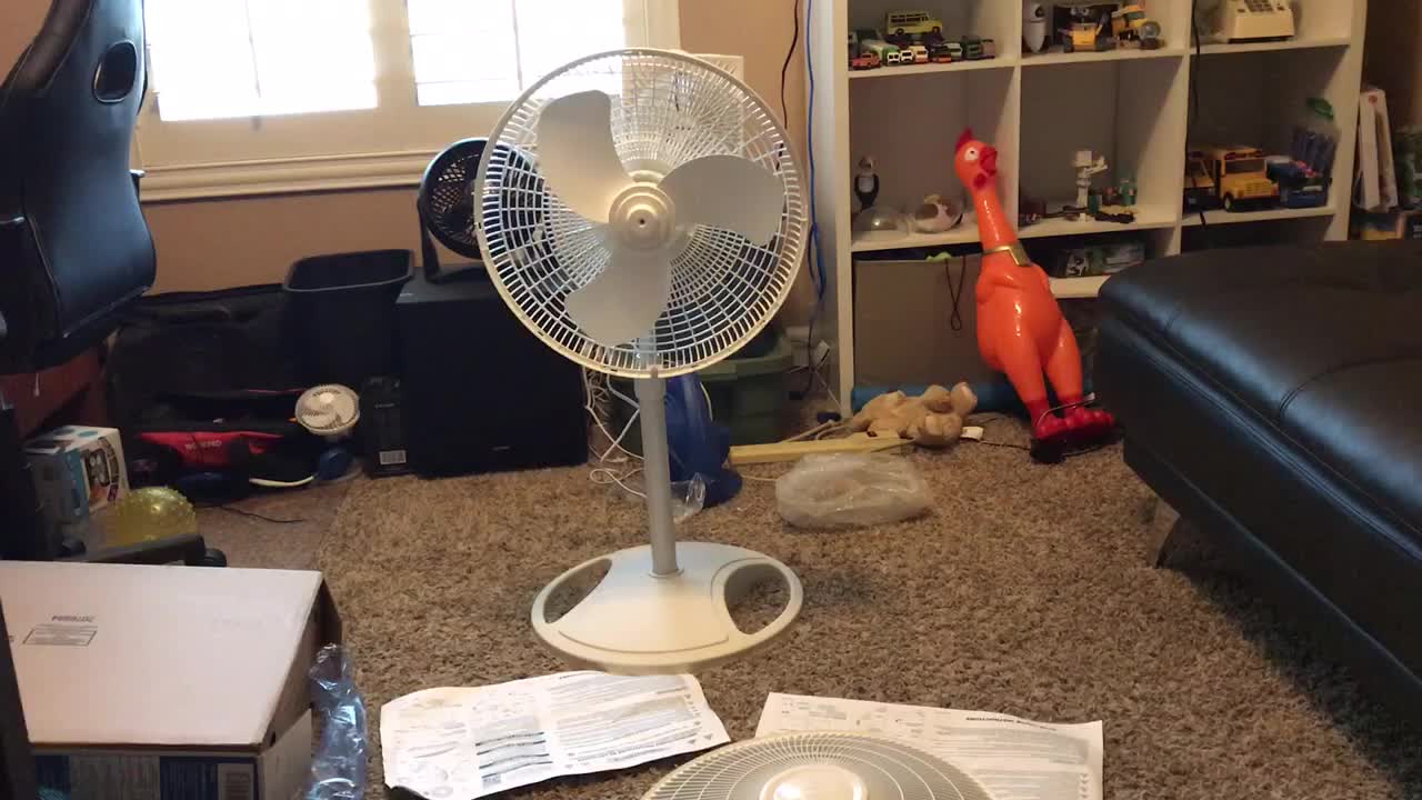 Lasko 16” pedestal fan unboxing!