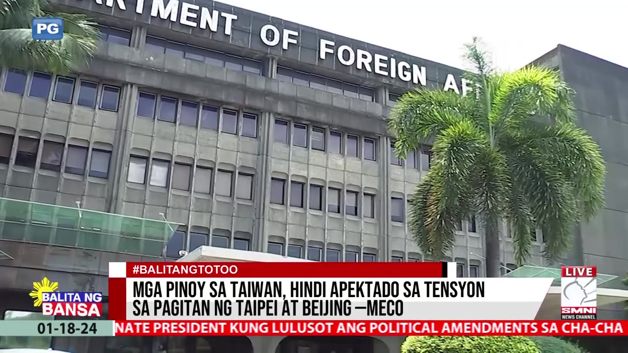 Mga Pinoy sa Taiwan, hindi apektado sa tensyon sa pagitan ng Taipei at Beijing —MECO