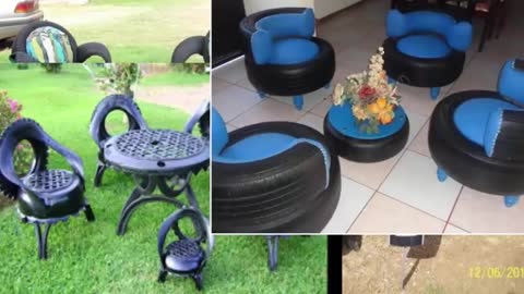 NEW DIY CREATIVE IDEAS to REUSE and RECYCLE TIRE – AWESOME DIY CRAFTS WITH TIRE