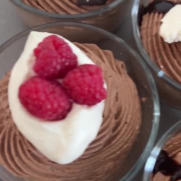 It only takes 4 ingredients to make Keto Easy chocolate mousse