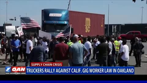 CA Truckers protest against AB5