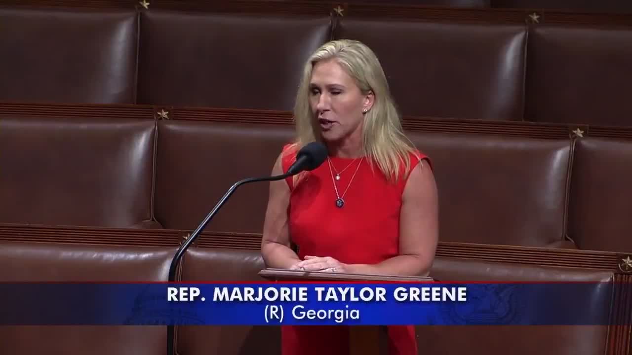 Rep. Marjorie Taylor Greene introduces Articles of Impeachment to Congress for Joe Biden