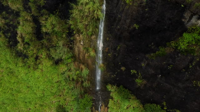 Tropical Island Waterfall