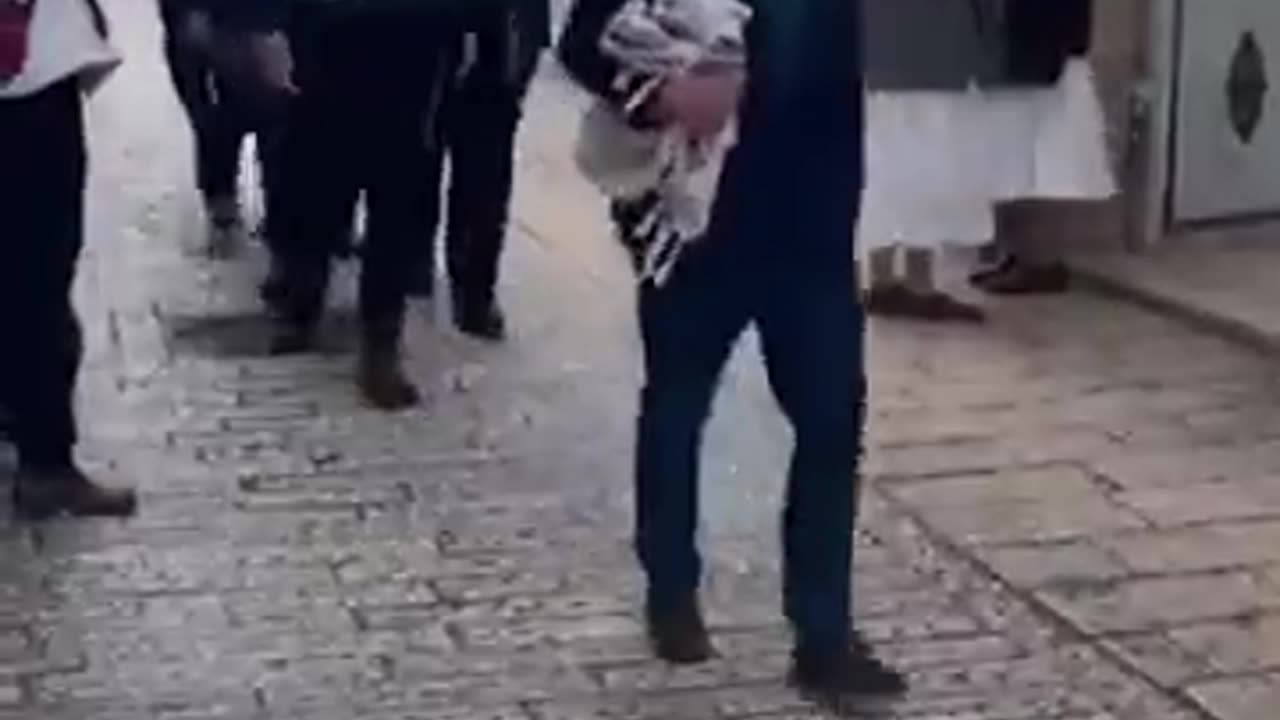 Israeli settlers spitting on nuns in Jerusalem.