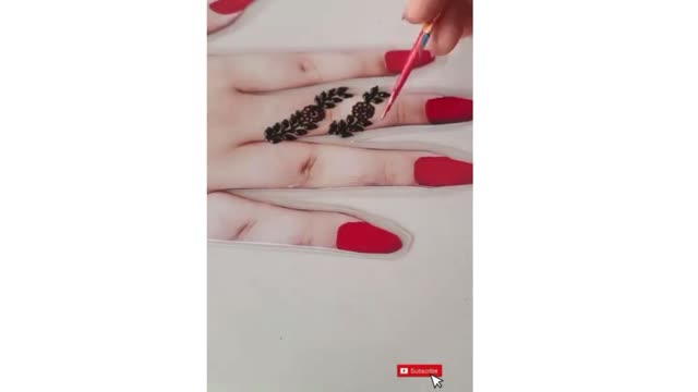 simple mehndi- 'what a creativity'