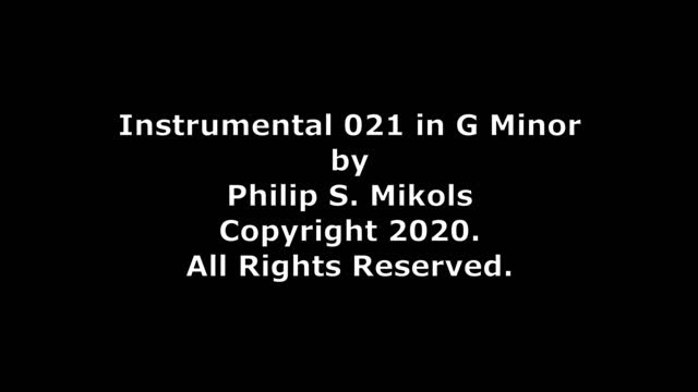 Instrumental 021 in G Minor