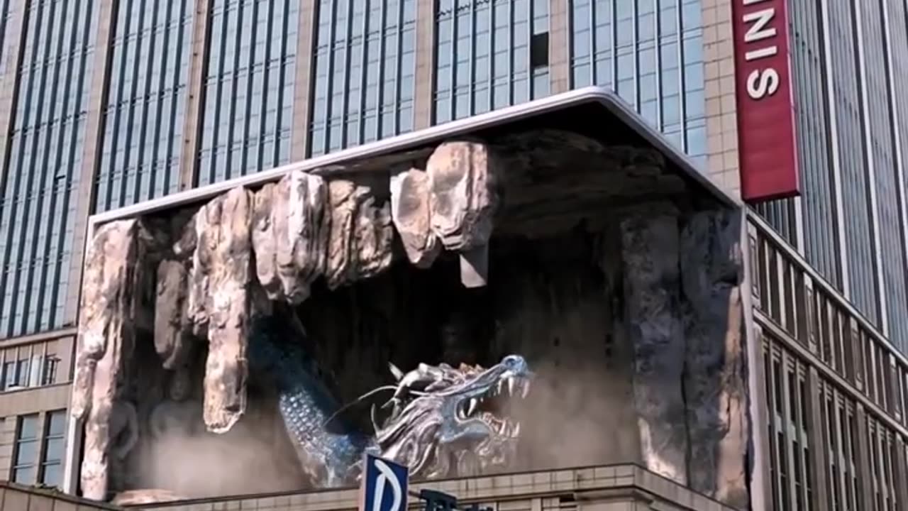 3D Billboard in china are crazy