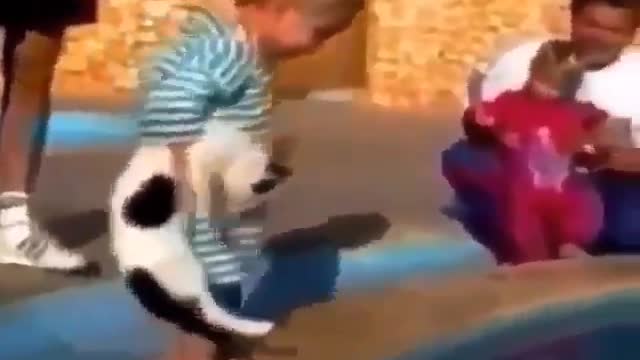 Kid get karma'ed