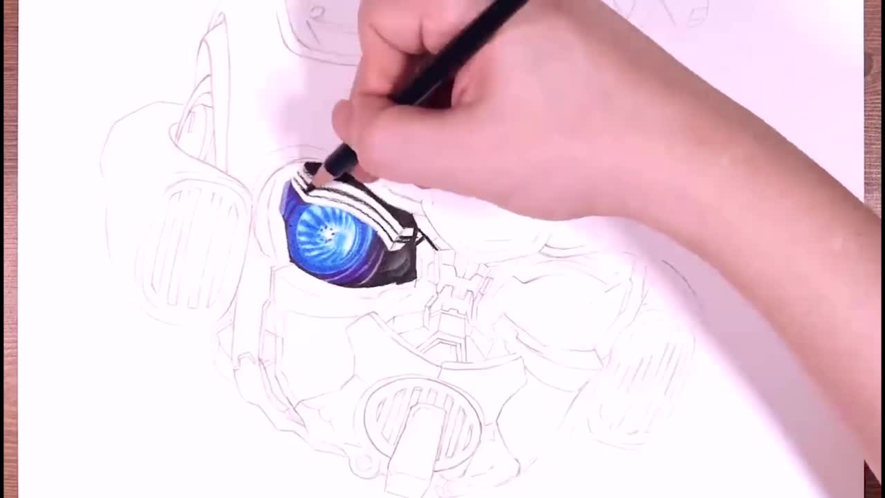 Draw The Steel Part With A Brown Brush