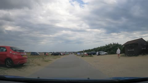 Driving on a beach
