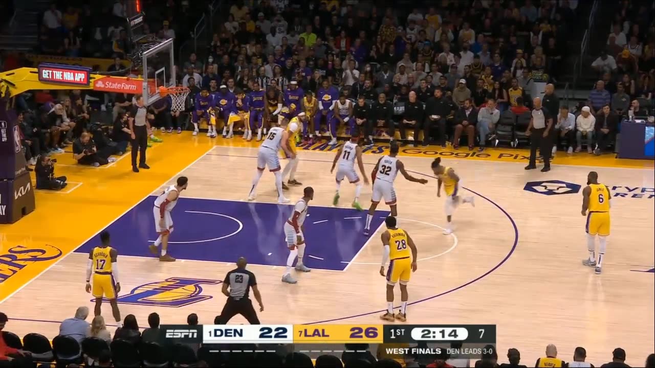 Los Angeles Lakers vs. Denver Nuggets Highlights 1st QTR | May 22 | 2022-2023 NBA Playoffs