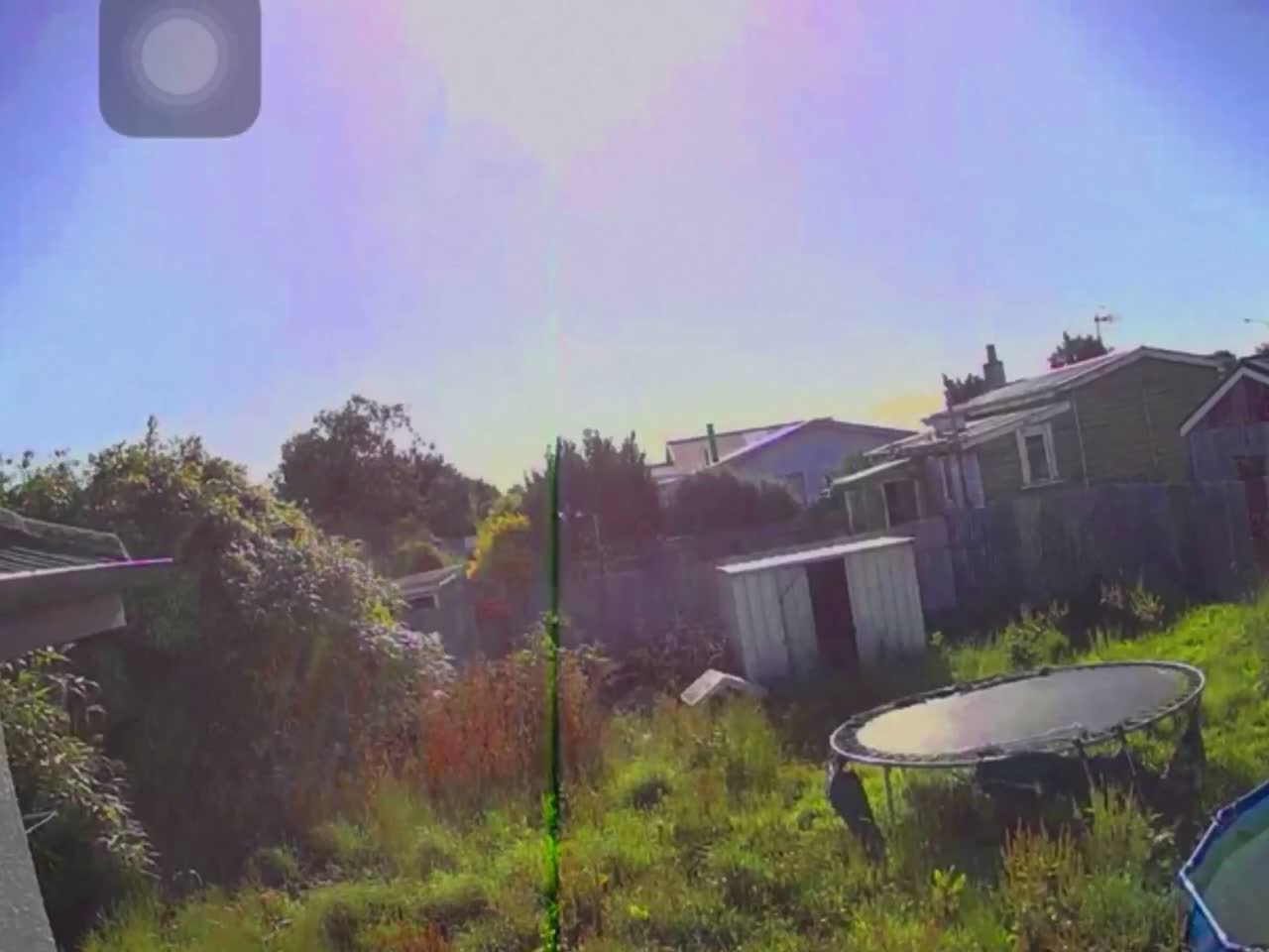 Laser attack on my camera