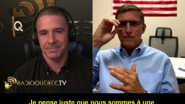 Vidéo sous-titrée en français - Entrevue Général Michael Flynn - Alexis Cossette-Trudel - 31 mai 2022