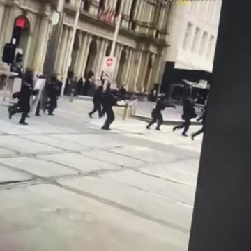 Australia Melbourne SHOTS FIRED "this is for your health"