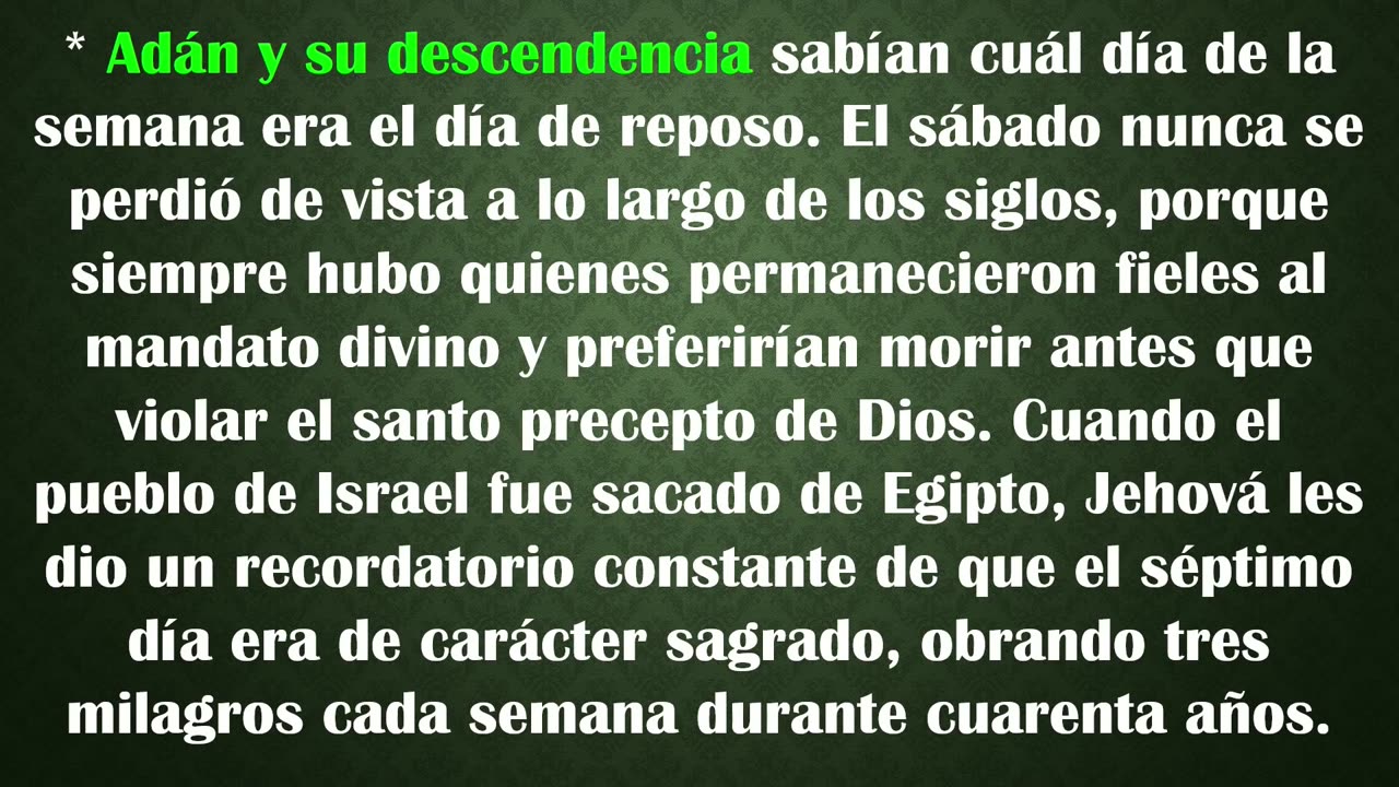 16. El Origen de la Observancia del Domingo - Pr. John Lopera