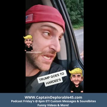 Trump Goes to Hardees!