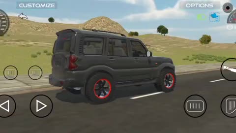 Scorpio in indian vehicle simulator