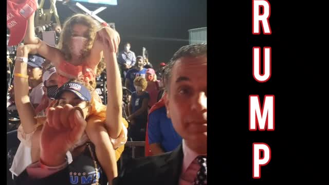 Trump 2020! Dancing at Miami Rally!