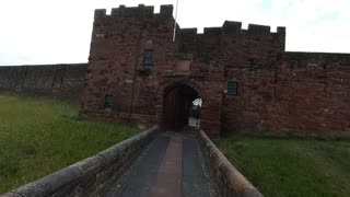 Carlisle castle. UK. GoPro