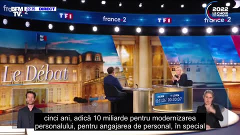 Confruntare electorala intre Emanuel Macron si Marine Le Pen in Franta; partea 1