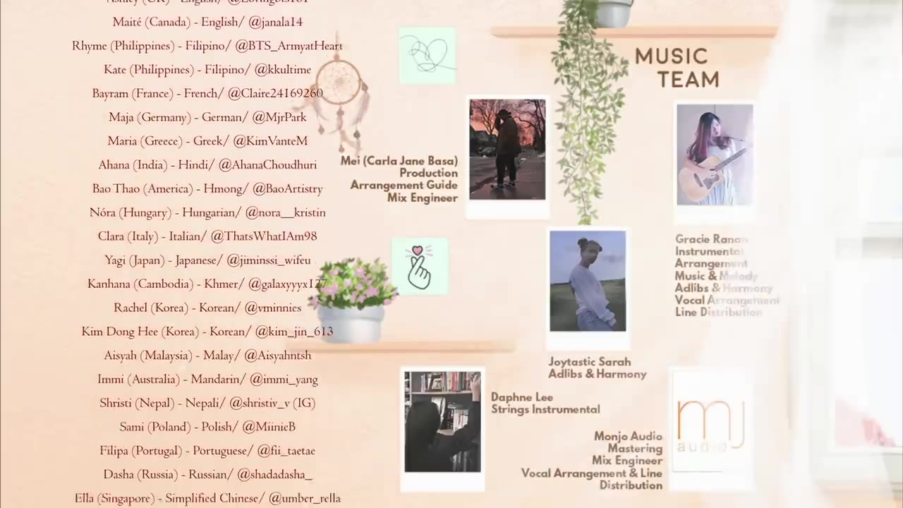 2020 Global Army song"7 Reasons"Offical MV_Gracie Ranan ft. Army(turn on English...